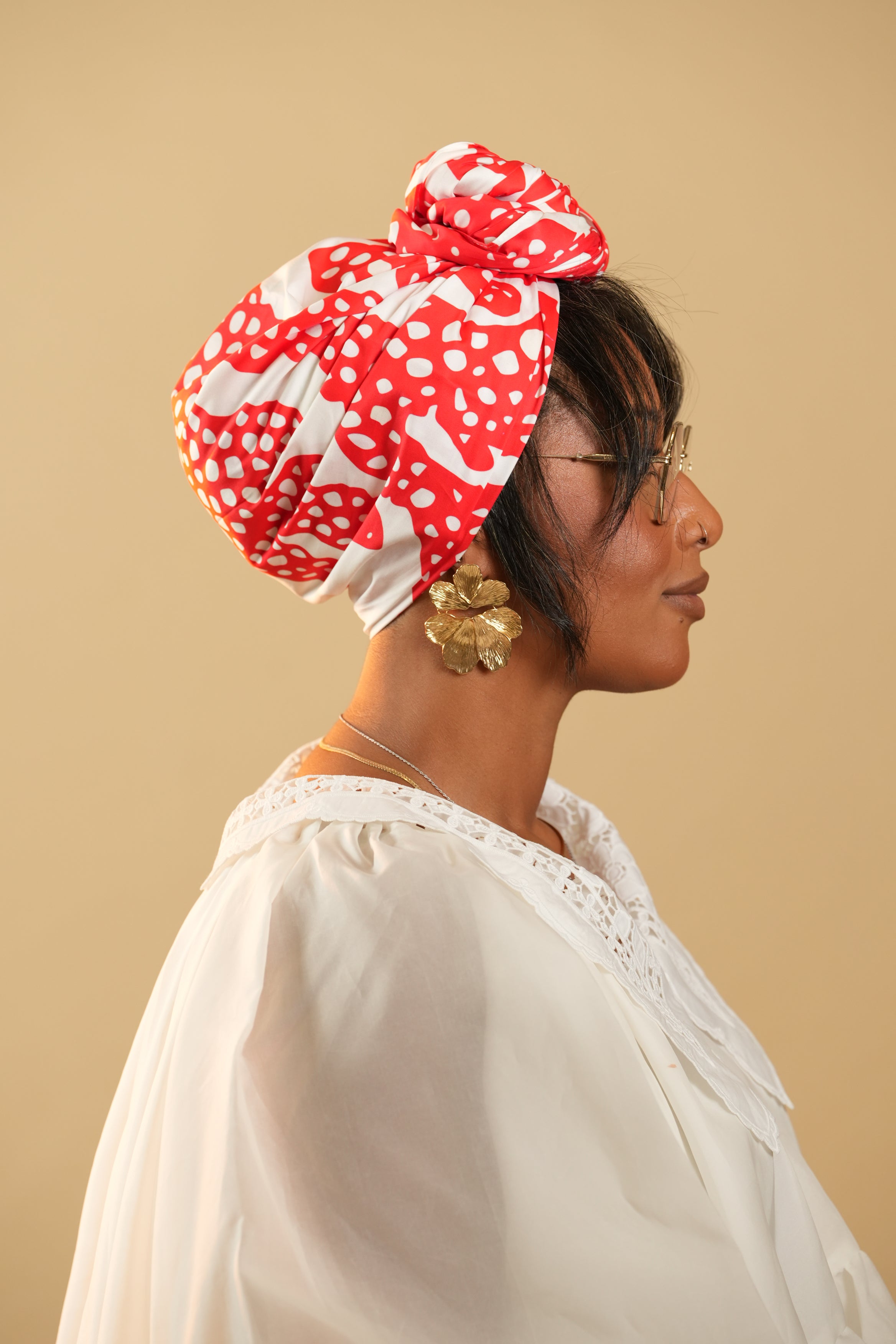 Turban Amira -Rose indien